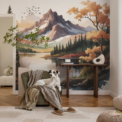 Fototapeta s potlačou na vliese Horská jeseň