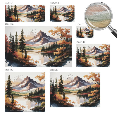 Fototapeta s potlačou na vliese Horská jeseň