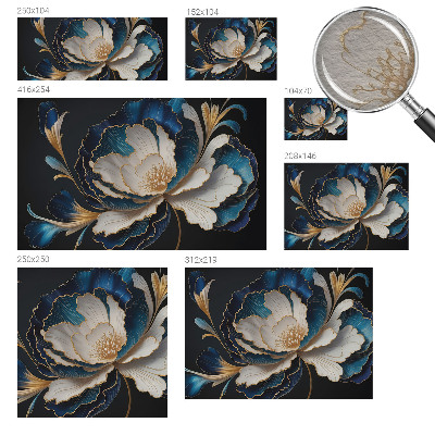 Dekoratívna fototapeta na stenu Kvetinový vzor