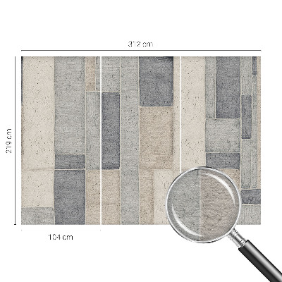 Moderná fototapeta na mieru Geometrická mozaika