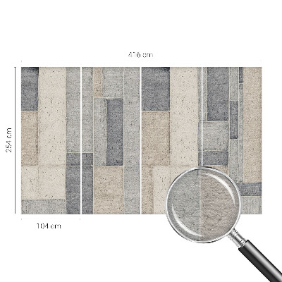 Moderná fototapeta na mieru Geometrická mozaika