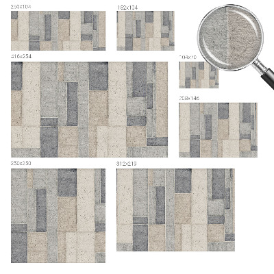 Moderná fototapeta na mieru Geometrická mozaika