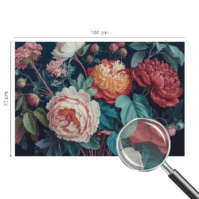 Luxusná tapeta Farebné kvety