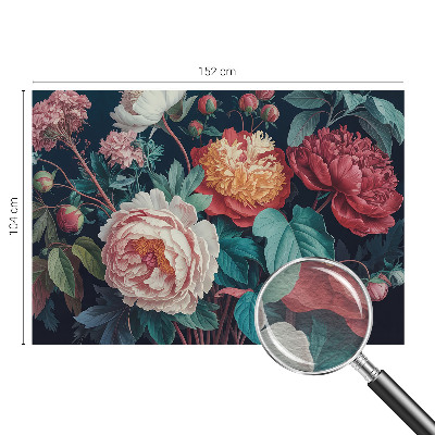 Luxusná tapeta Farebné kvety