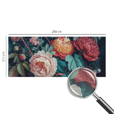 Luxusná tapeta Farebné kvety