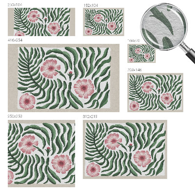 Fototapeta na mieru do spálne Kvety listy