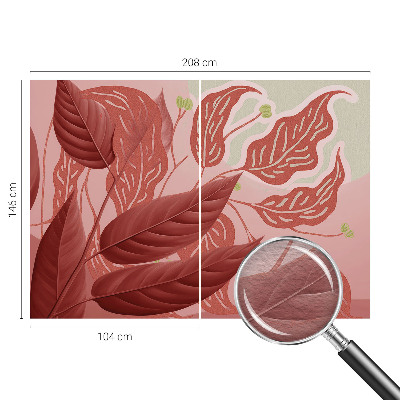 Tapeta na stenu Organické listy