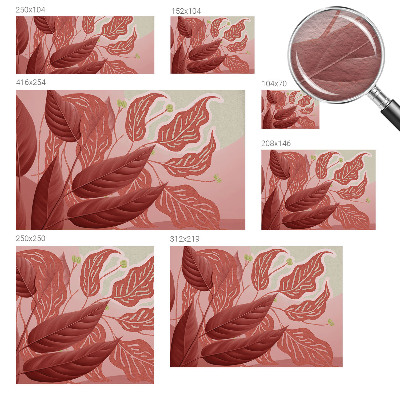 Tapeta na stenu Organické listy