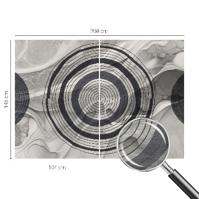 Fototapeta Kruhy sivej