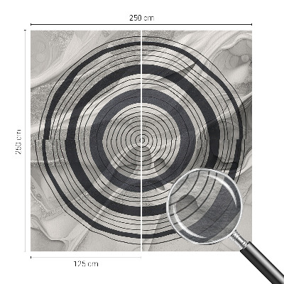 Fototapeta Kruhy sivej