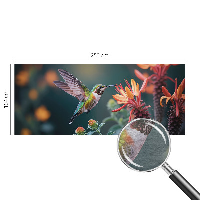 Vliesová fototapeta na stenu Kvety kolibríka