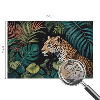 Vliesová tapeta Exotický leopard