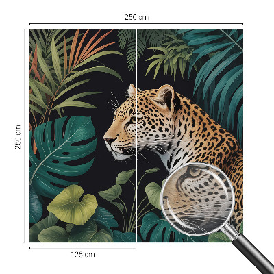 Vliesová tapeta Exotický leopard
