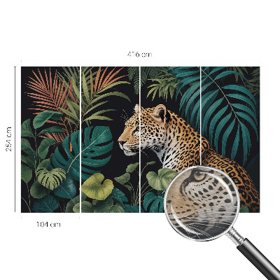 Vliesová tapeta Exotický leopard