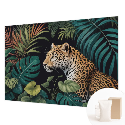 Vliesová tapeta Exotický leopard