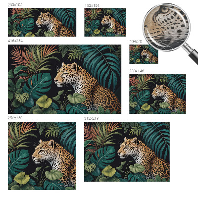 Vliesová tapeta Exotický leopard