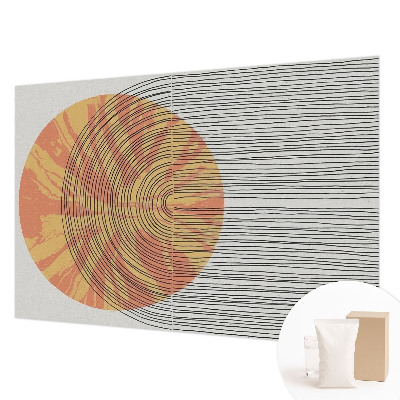 Fototapeta do obývačky Kruh s čiarami