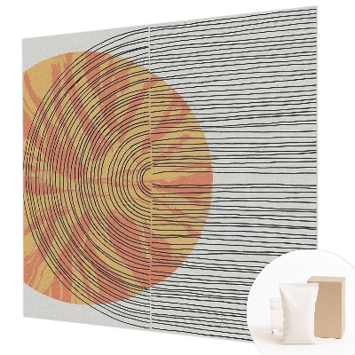 Fototapeta do obývačky Kruh s čiarami