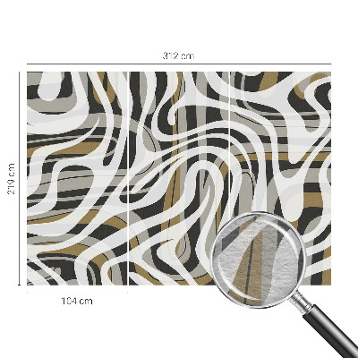 Vliesová fototapeta do spálne Abstraktné čiary