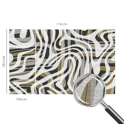 Vliesová fototapeta do spálne Abstraktné čiary