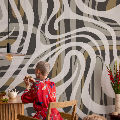 Vliesová fototapeta do spálne Abstraktné čiary