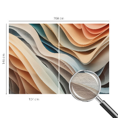 Fotografická tapeta vliesová Vlnité tvary