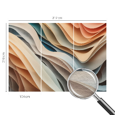 Fotografická tapeta vliesová Vlnité tvary