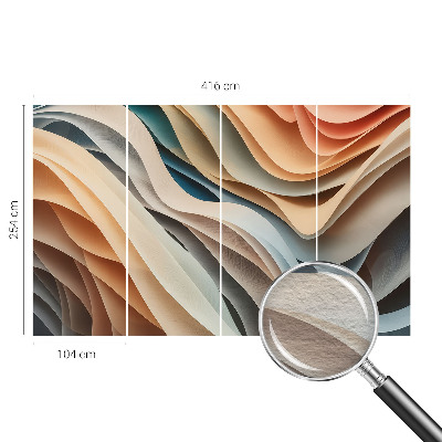 Fotografická tapeta vliesová Vlnité tvary