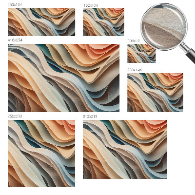 Fotografická tapeta vliesová Vlnité tvary