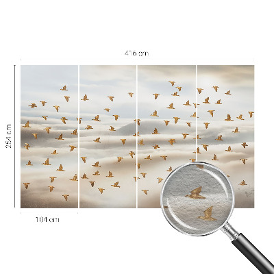 Moderná fototapeta Vtáky za letu