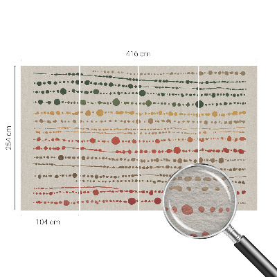 Fototapeta na mieru do obývačky Farebné bodky