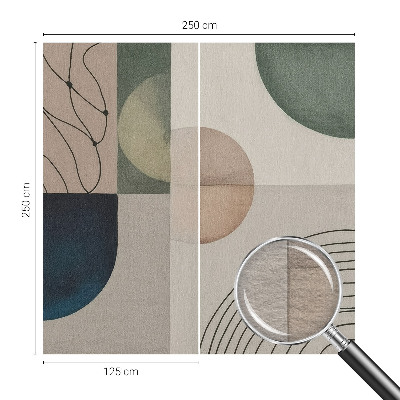 Moderná fototapeta na mieru Geometrické tvary