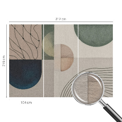 Moderná fototapeta na mieru Geometrické tvary