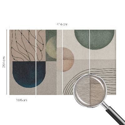 Moderná fototapeta na mieru Geometrické tvary