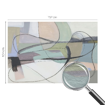 Luxusná tapeta Pastelové čiary