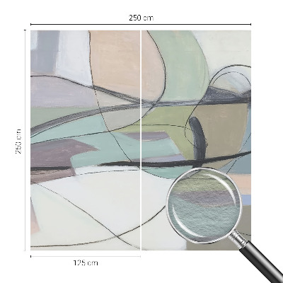 Luxusná tapeta Pastelové čiary