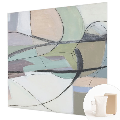 Luxusná tapeta Pastelové čiary