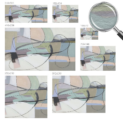 Luxusná tapeta Pastelové čiary
