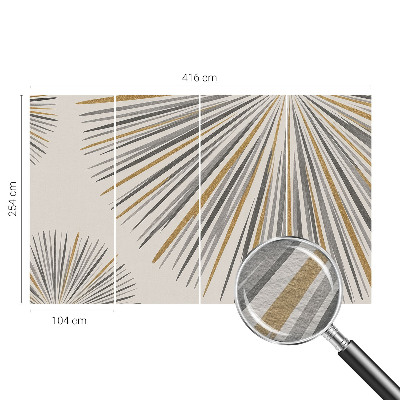 Tapeta na stenu Geometrické vejáre