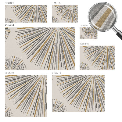 Tapeta na stenu Geometrické vejáre