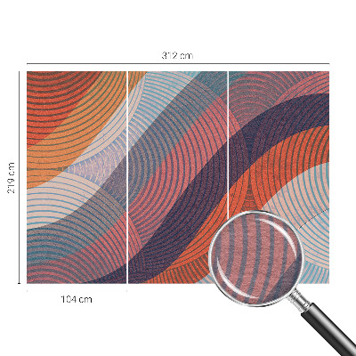 Vliesová fototapeta Farebné vlny