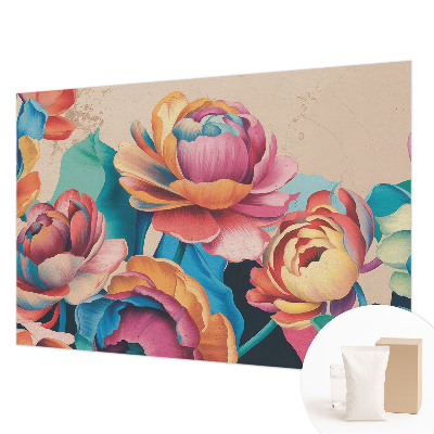 Vliesová tapeta na stenu Kvetinová harmónia