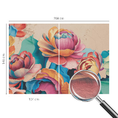 Vliesová tapeta na stenu Kvetinová harmónia