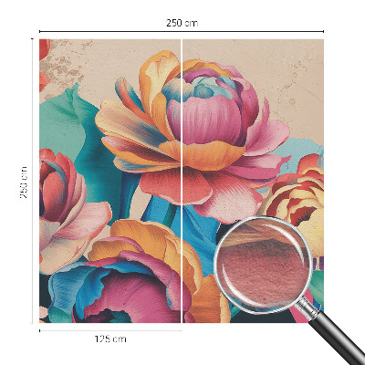 Vliesová tapeta na stenu Kvetinová harmónia