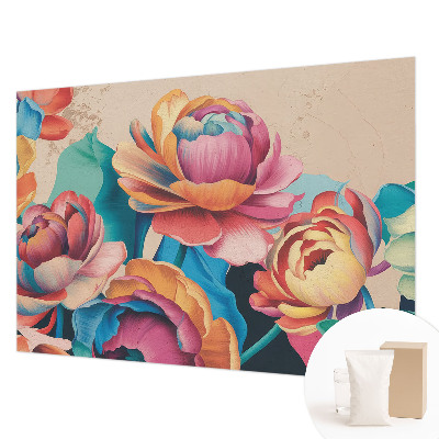 Vliesová tapeta na stenu Kvetinová harmónia