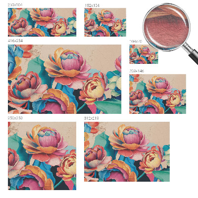 Vliesová tapeta na stenu Kvetinová harmónia