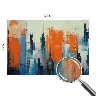 Fototapeta do obývačky Abstraktné mesto