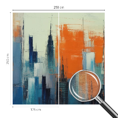 Fototapeta do obývačky Abstraktné mesto