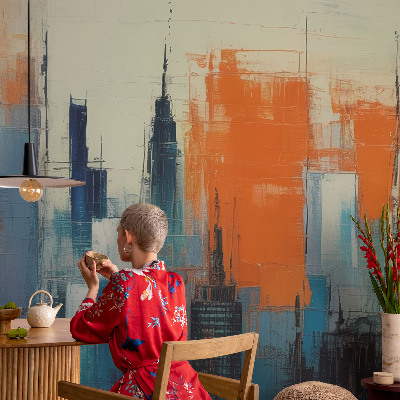 Fototapeta do obývačky Abstraktné mesto