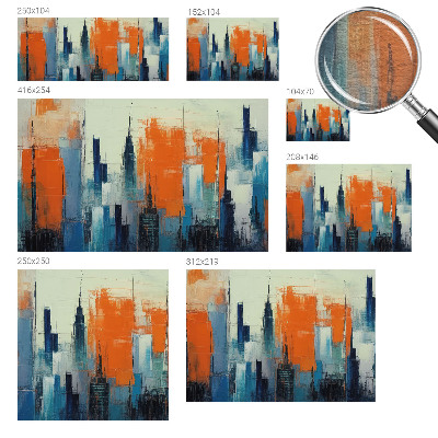 Fototapeta do obývačky Abstraktné mesto